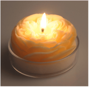 Rose Scented Candle (4 Colors / Pack)