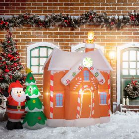 Giant Inflatable Gingerbread House (Option: Multi Color-270x160x350 mm)