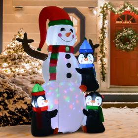 Christmas Inflatable Outdoor Decoration Snowman (Option: Multi Color 305x305x150 mm)