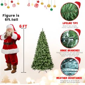 PE, PVC, Green Christmas Tree, Christmas Decorations (Option: 6FT)