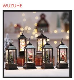 Christmas Simulation LED Flame Small Oil Lamp (Option: Set2)