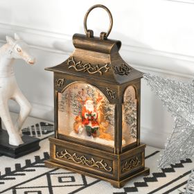 Musical Christmas Snow Globe (Option: Bronze-200x127x295 mm)