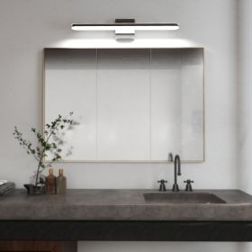Modern Bathroom Light Fixtures Dimmable LED Vanity Lights Chrome Lamps For Bathover Mirror 24 Inch Vanity Sconces Indoor 12W Bar Lighting For Bat (Option: 24inch 12W)
